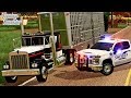 POLICE TRAFFIC STOP! SPEEDING WARNING | HAULING CATTLE - COUNTY LINE FS19 (ROLEPLAY)