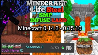 InfuseLand server for minecraft - craftsman 0.14x - 0.15.10 !😈 I server review S - 2