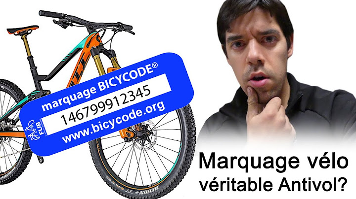 Marquage vélo, vraiment efficace face au vol?