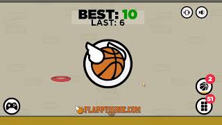 I beat the world record in flappy dunk... screenshot 5