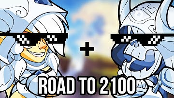 Road to 2100 in Ranked 2v2 • Brawlhalla Gameplay (Part 1)