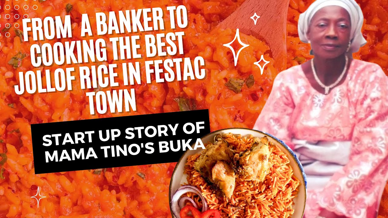 I STOPPED BANKING TO SELL THE BEST JOLLOF RICE IN LAGOS | MAMA TINO JOLLOF RICE FESTAC