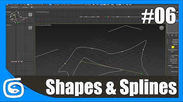Autodesk 3DS Max Beginner Modelling Series - #6 Introduction to splines