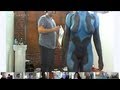 NSFW Google+ Hangout CORTANA Body Paint