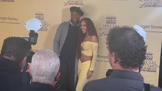 Jonathan Majors attends the African American Film Critics Association Special Achievement Awards lun