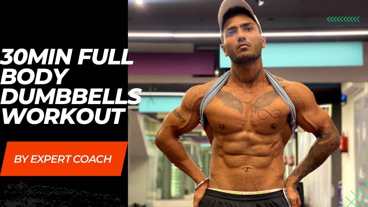 30 MIN FULL BODY DUMBBELL WORKOUT | Muscle Building | #fitness | # ...