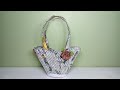 Making Basket from Newspaper ll Newspaper basket ll Newspaper crafts ll Best out of waste