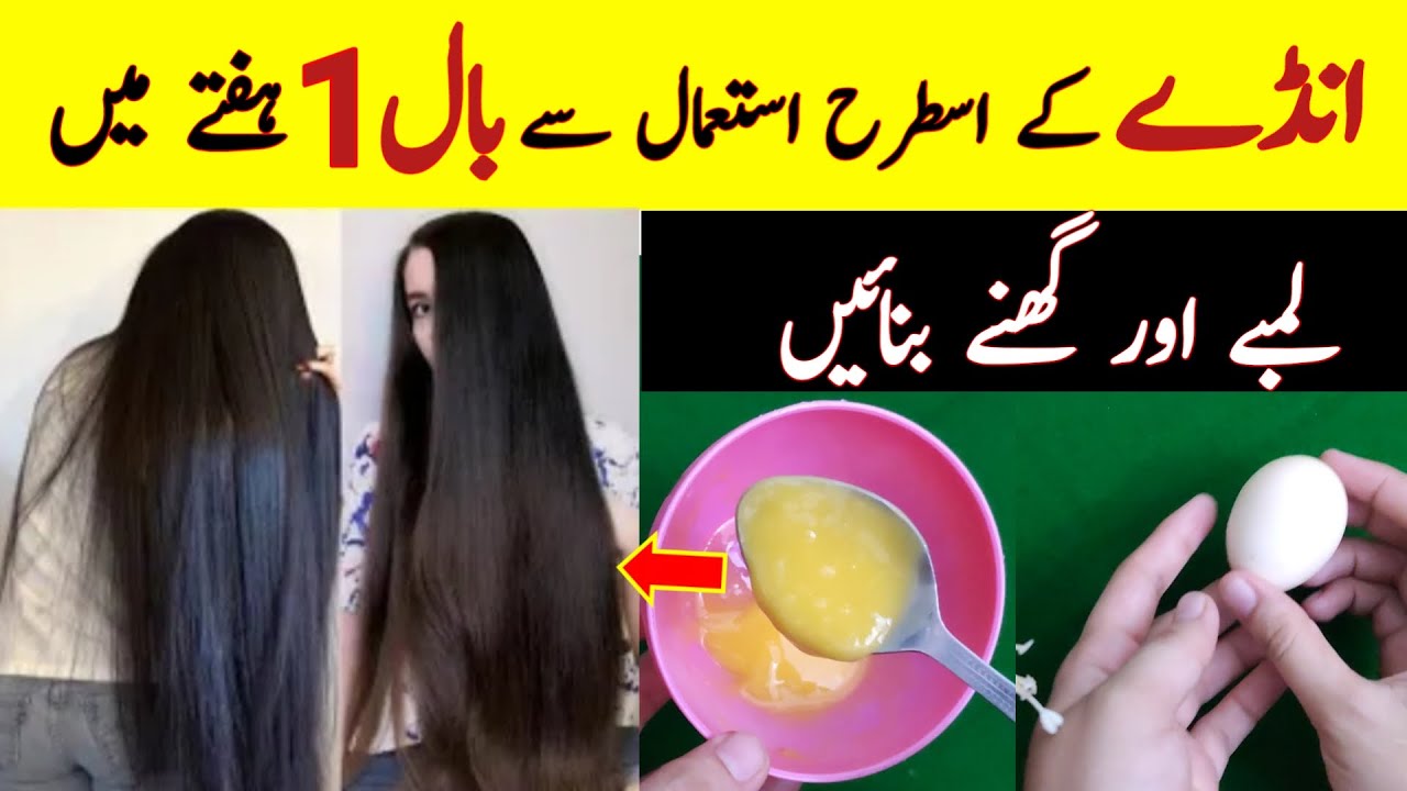 How To Grow Long And Thicken Hair Naturally And Faster Egg Hair Mask