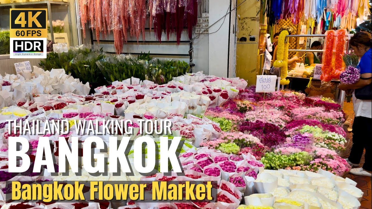 [BANGKOK] Bangkok Flower Market (Pak Khlong Talat) 