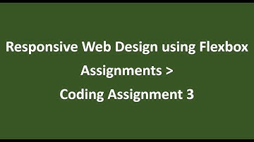 Coding Assignment 3 || Assignments || Responsive Web Design using Flexbox  || NxtWave || CCBP