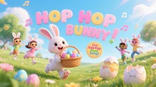 Celebrity Hop Hop Bunny Easter Rhyme | Fun Egg Hunt Song for Kids | Easter Dance & Learning | Nursery Rhymes Wealth