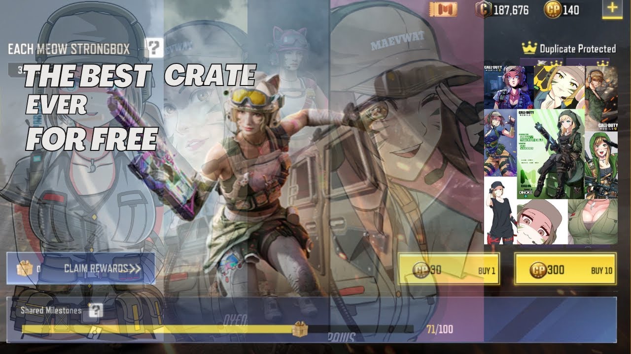 One of the BEST CRATES in COD Mobile EVER FREE URBAN TRACKER SkIN WITH ...