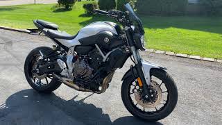 2015 Yamaha MT07 Walkaround & Startup