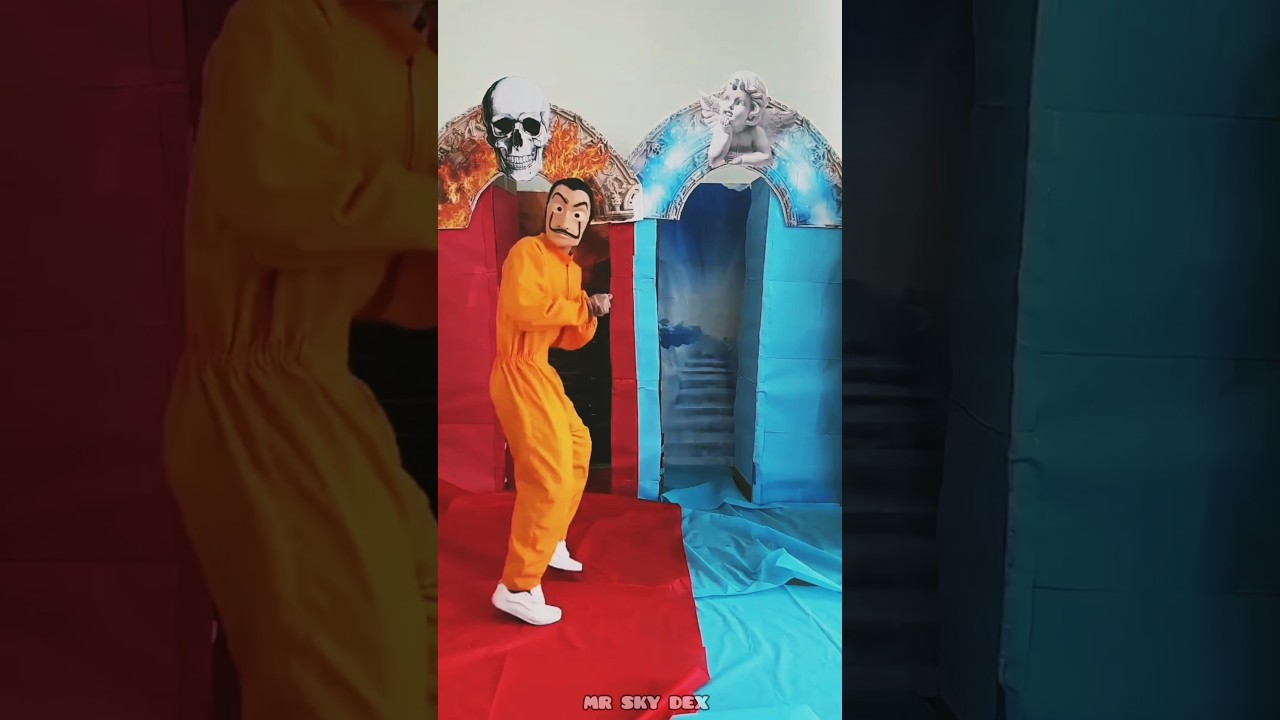 narak☠️swarg👹 ~ mini wood toy- woodworking art skill/wood hand 