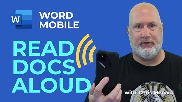 Microsoft Word - Read Aloud on Mobile Phone | Proof-Listening