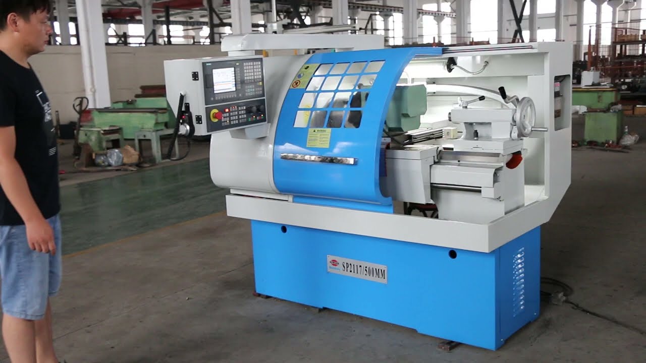 SP2117 High Precision Lathe CNC Mazak 3 Axis 750mm Cnc Lathe Metal Turning Lahte Machine Torno CNC