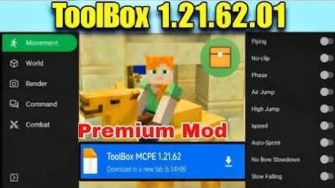 Premium Toolbox 1.21.62 latest version download for Minecraft 32/64 bit