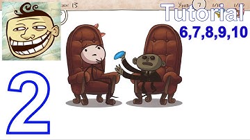 Troll Face Quest Unlucky level 6,7,8,9,10 - Gameplay Walkthrough Part 2 - Tutorial (iOS,Android)