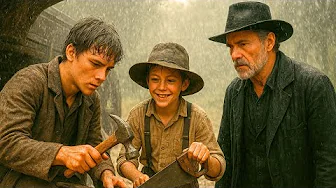 Two Orphan Brothers Fixed a Wagon in the Rain, By Morning, They Learned He Was the Richest Rancher