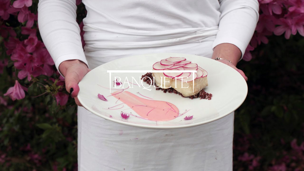 Bacalhau Confitado com Molho de Romã