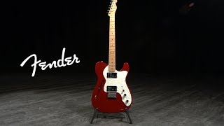 Fender Vintera 70S Telecaster Thinline, Candy Apple Red Gear4Music Demo