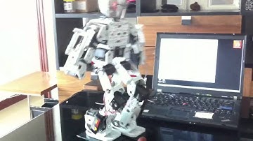 Robot Bioloid improve walking