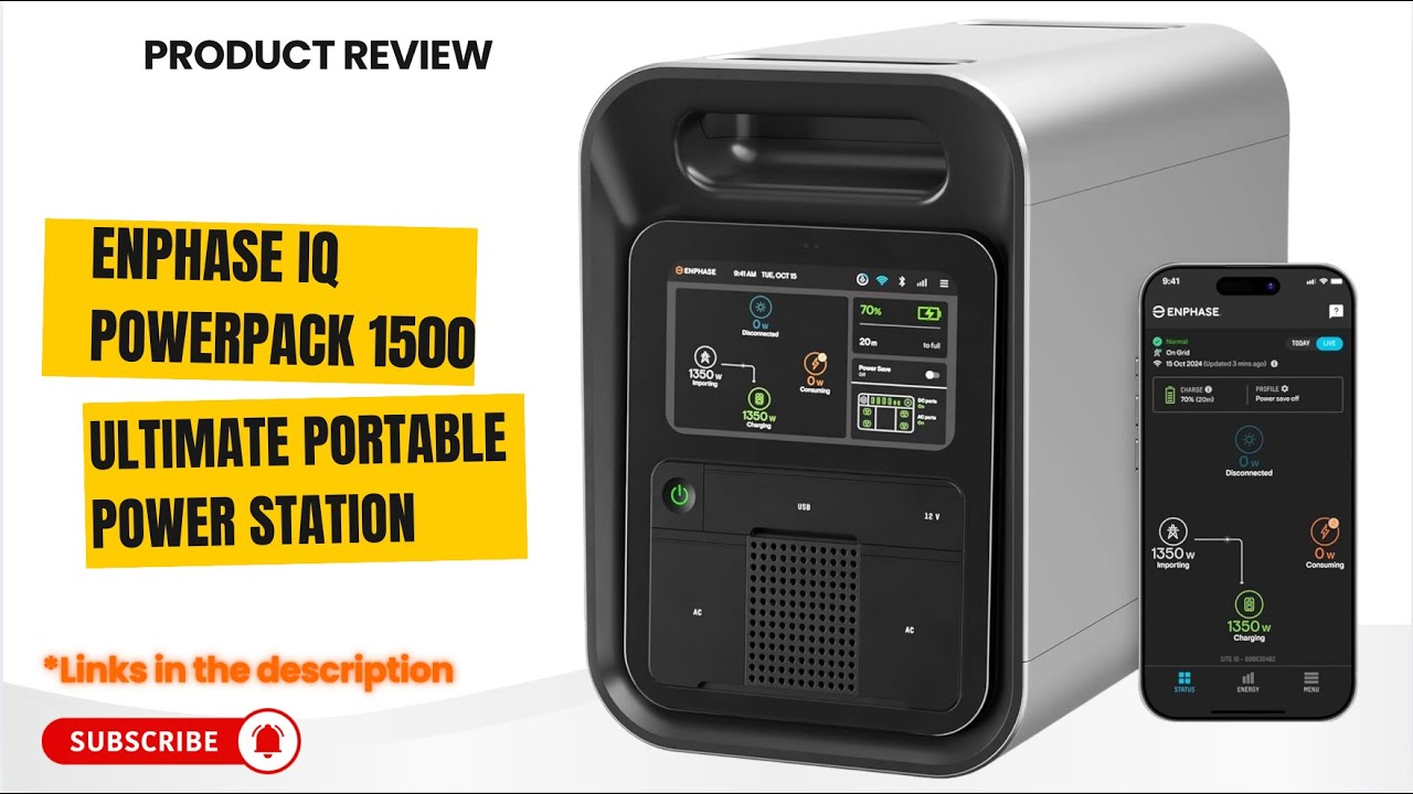 Enphase IQ PowerPack 1500 Review | Best 1500W Portable Power Station for Home Backup, Camping & RV