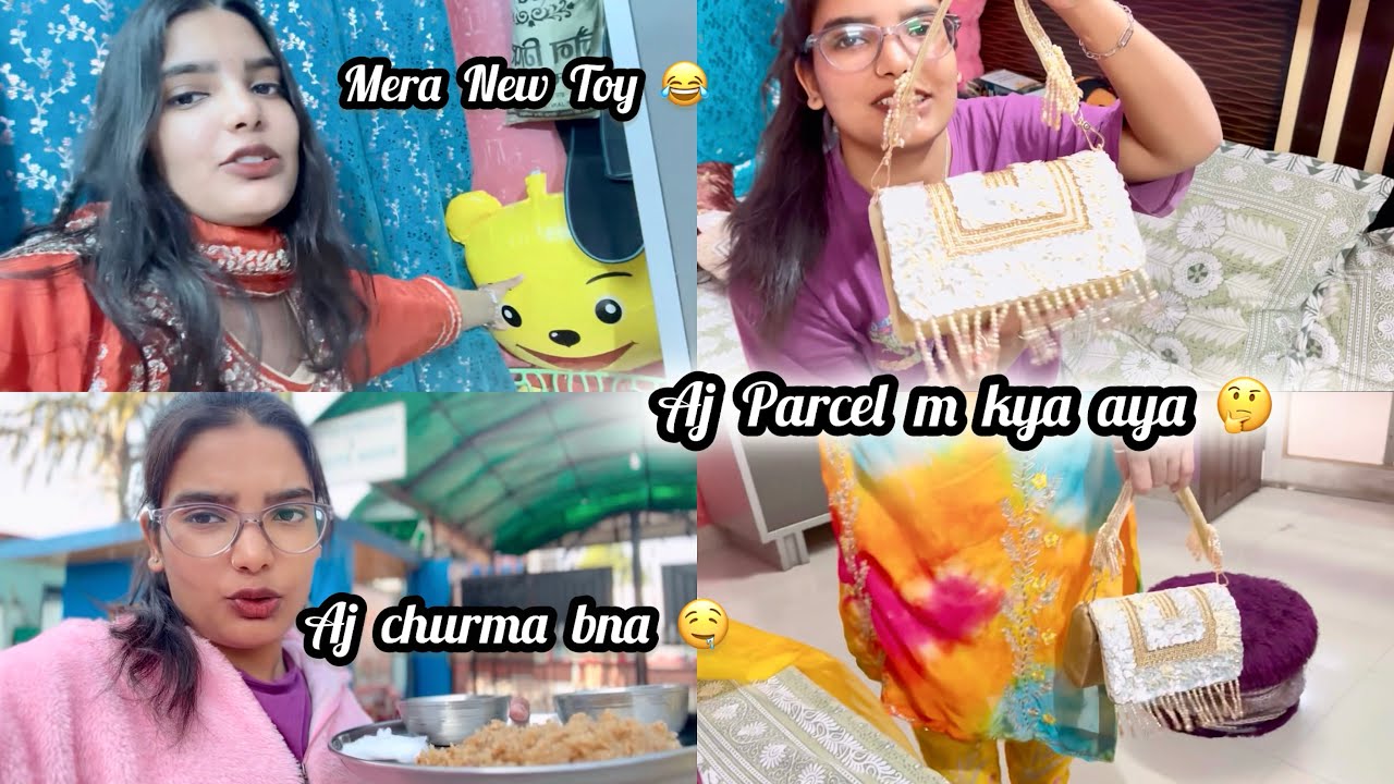 Day 14 : Aaj hmare Parcel m kya aya 😍 | Kafi dino baad aaj Dance Video bnayi ❤️ | Shelja Saini Vlog