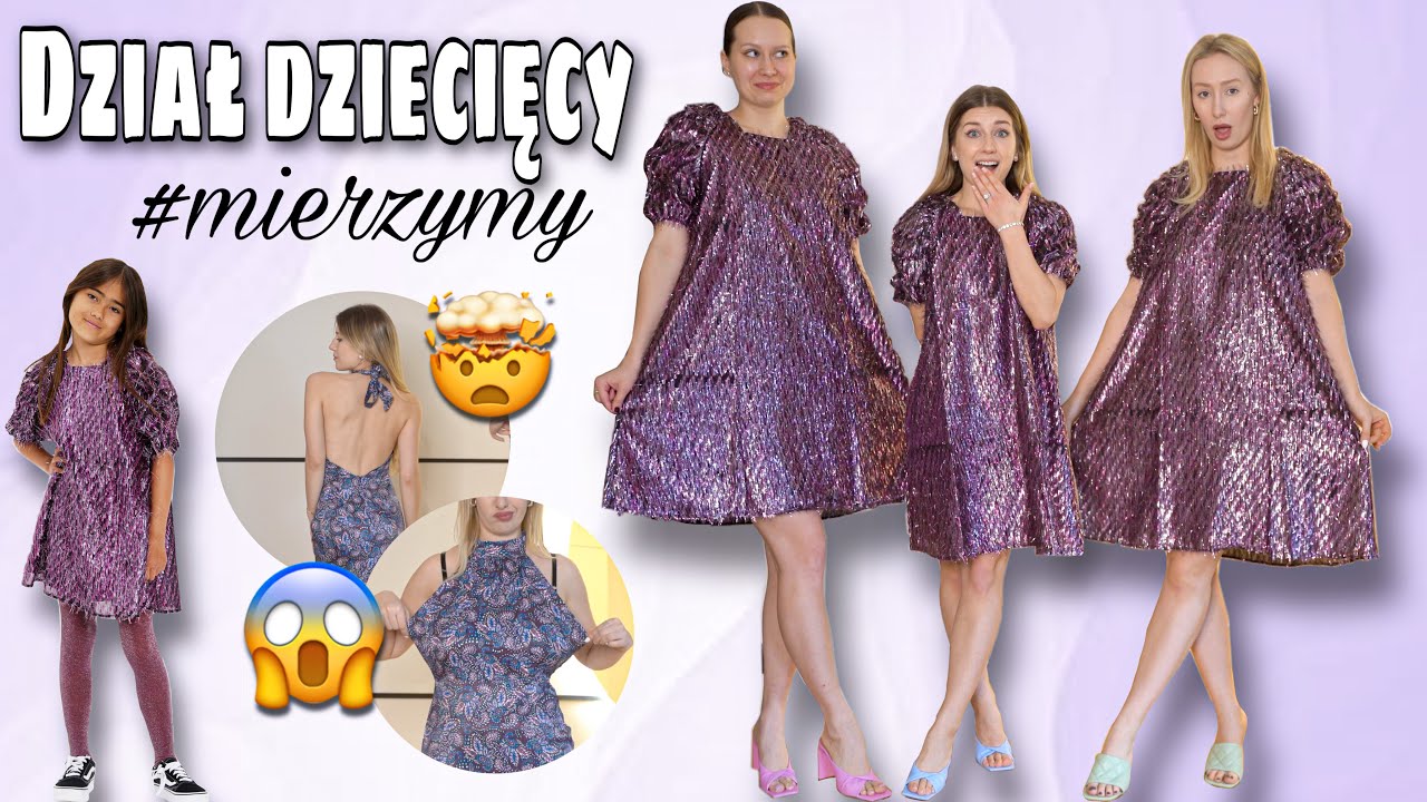 3 RÓŻNE SYLWETKI VS DZIAŁ DZIECIĘCY #mierzymy