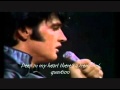 Elvis Presley  If I Can Dream- Live with lyrics
