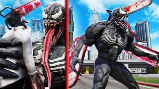 Mixing VENOM And CHAINSAW MAN (GTA 5 Mods)