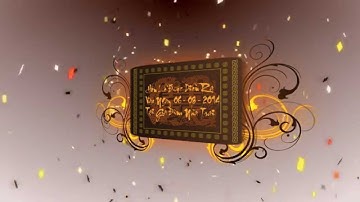 Style Intro After Effect Đẹp Cho Ai Cần Làm Video Đám Cưới :)