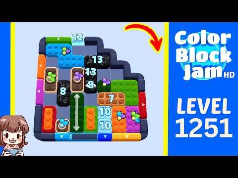 Color Block Jam Level 1251 walkthrough video preview