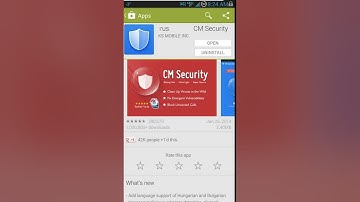 CM (Clean Master) Android Security - Free Anti virus app