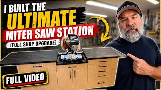 I Built the Ultimate Miter Saw Station (Full Shop Upgrade) screenshot 5
