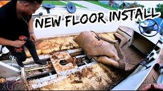 How To Tear-Out and Install New Boat Floor CHEAP ( RELIABLE Way to Replace Boat Floor ) #seanymph