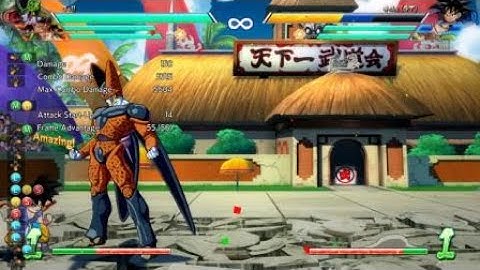 Cell Corner 2H into Meterless Side-Switch Combo with Broly (DBS) Assist