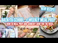 BUSY DAY IN THE LIFE // MEAL + GROCERY PLAN WITH ME // BACK TO SCHOOL ORGANIZATION // NEW RECIPE!