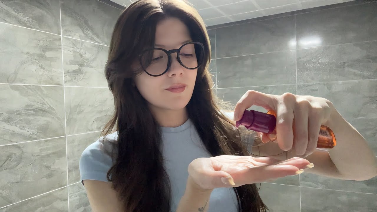 Türkçe Asmr |Çok Sorulan Saç Bakım Rutinim 🪮👱🏻‍♀️