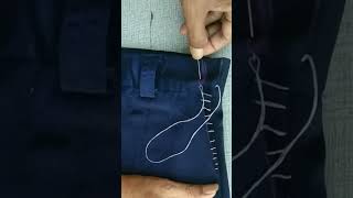 How to narrow the waist of a loose skirt