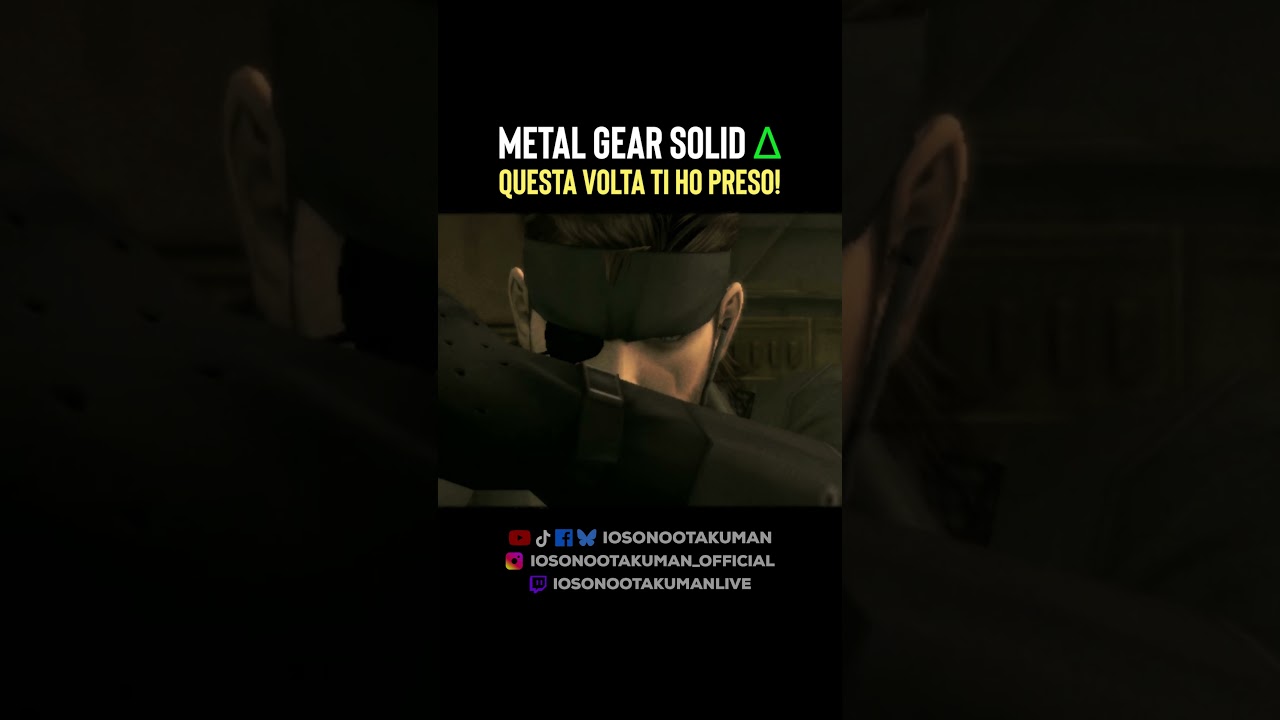 Questa volta ti ho preso! - METAL GEAR SOLID &Delta; DELTA (Teatro Segreto)