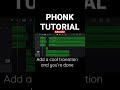 DRIFT PHONK BEAT TUTORIAL (GarageBand) #garageband #shorts #drift #phonk #typebeat