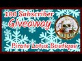 100 Subscribers GIVEAWAY 📪