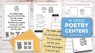 Teach Fluency with Hey Diddle Diddle Nursery Rhyme | 1st Grade Poetry Center