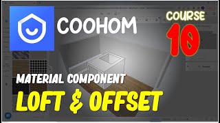 Famous Coohom Course 10 Material Component Loft And Offset Profile