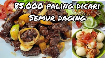 SEKALI COBA GAK NYESEL!!3 MENU LEBARAN 2022|SEMUR DAGING SAPI EMPUK|OLAHAN DAGING SAPI