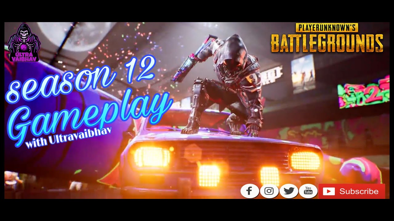 PUBG LIVE WITH ULTRASQUAD 🔴 SEASON 12 GAMEPLAY WITH NEW UPDATE 🔴 WITH ...
