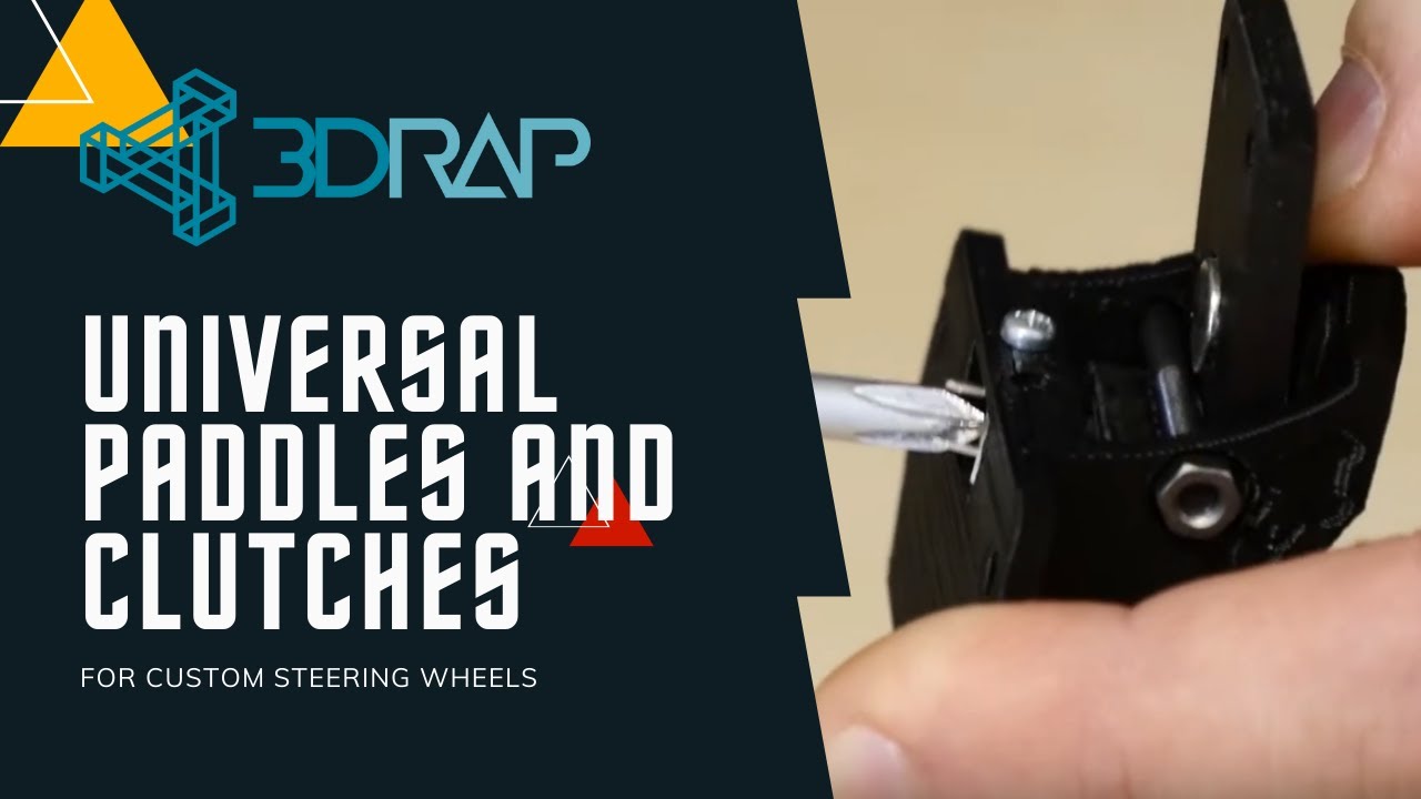 Universal PADDLES and CLUTCHES for custom Steering Wheels