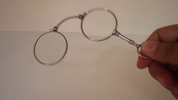 Antique Victorian Edwardian folding glasses  Lorgnette
