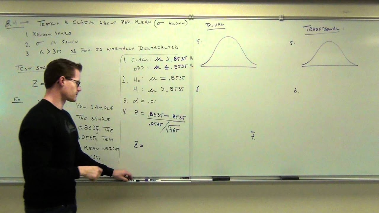 Statistics Lecture 8.4 Part 2 - YouTube